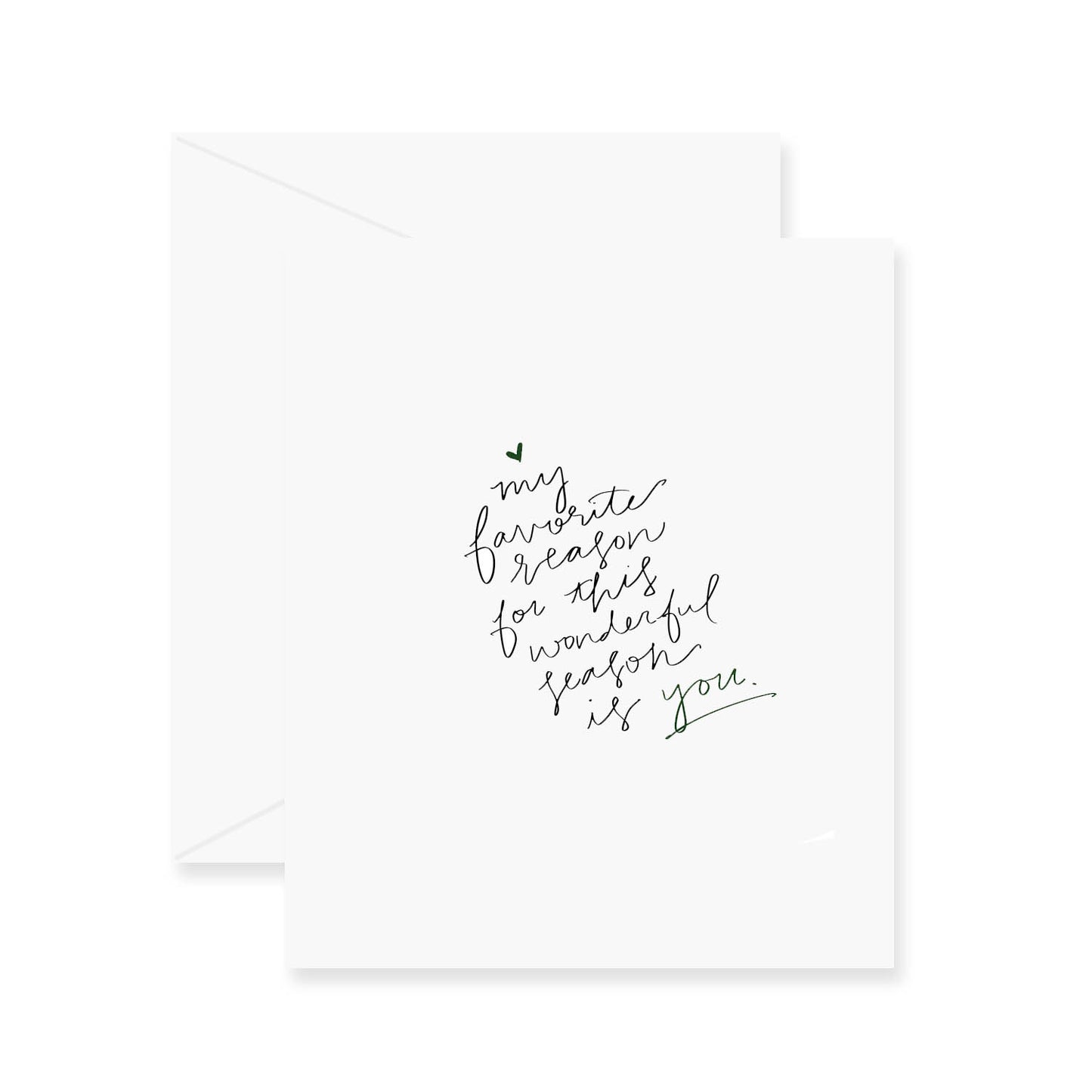 Favorite Reason Greeting Card