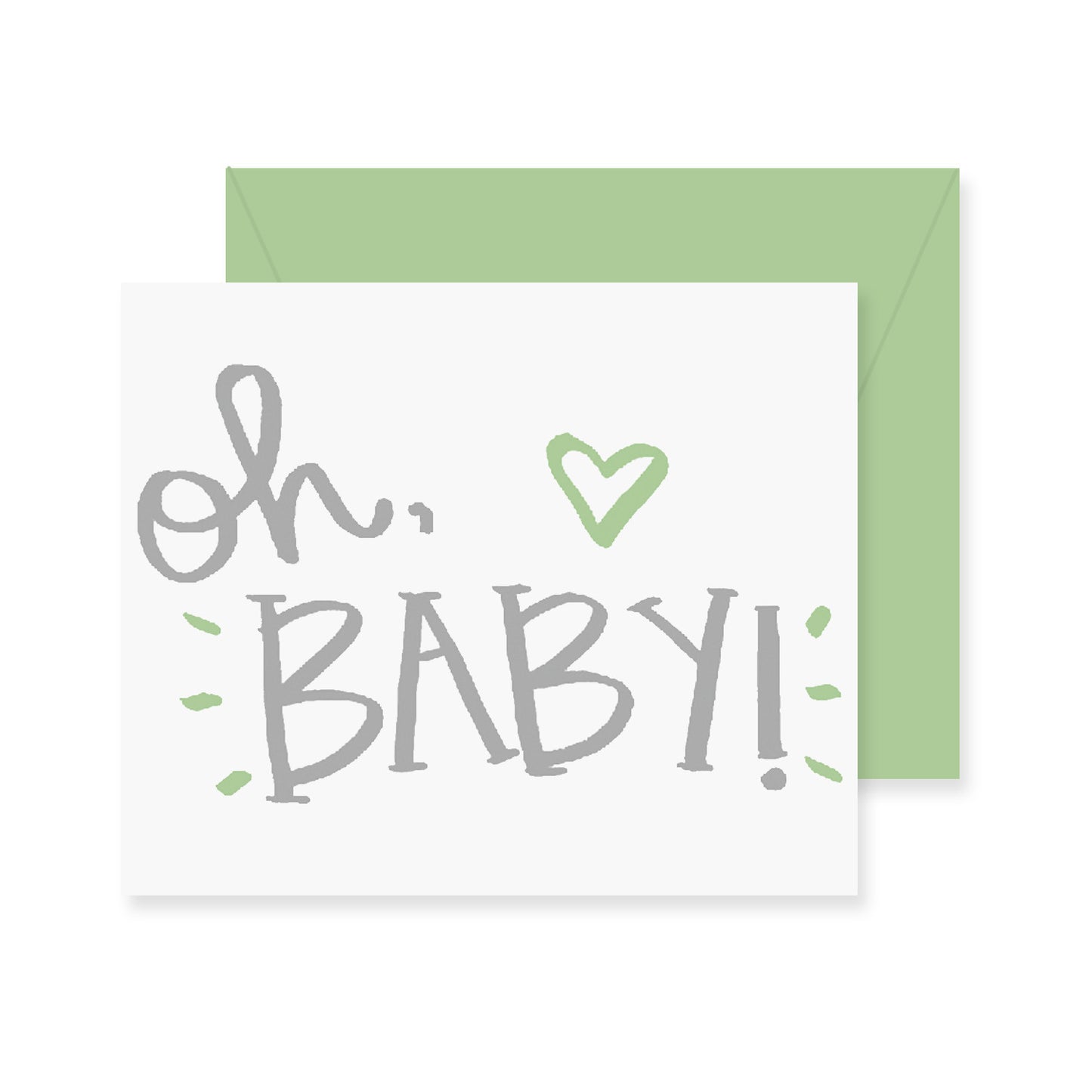 Oh Baby Greeting Card