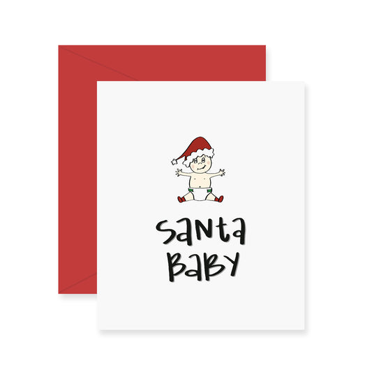 Santa Baby Greeting Card