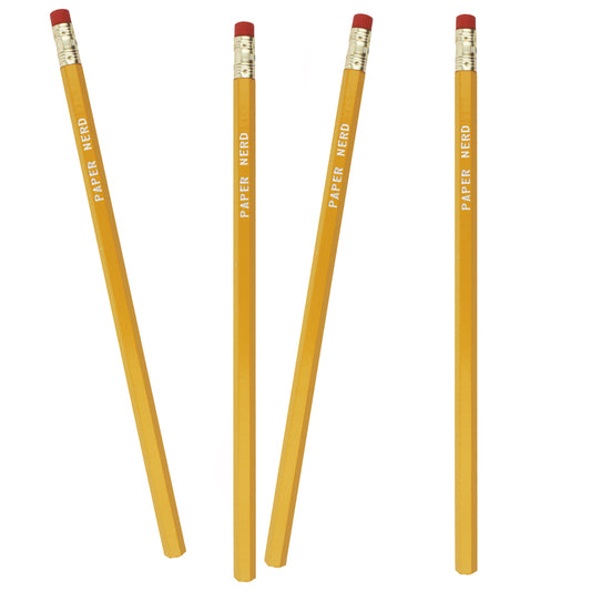 Paper Nerd Yellow Pencils