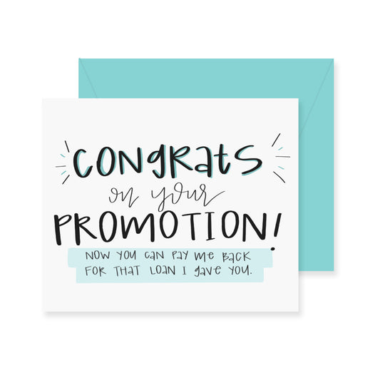 Promotion/Loan Greeting Card