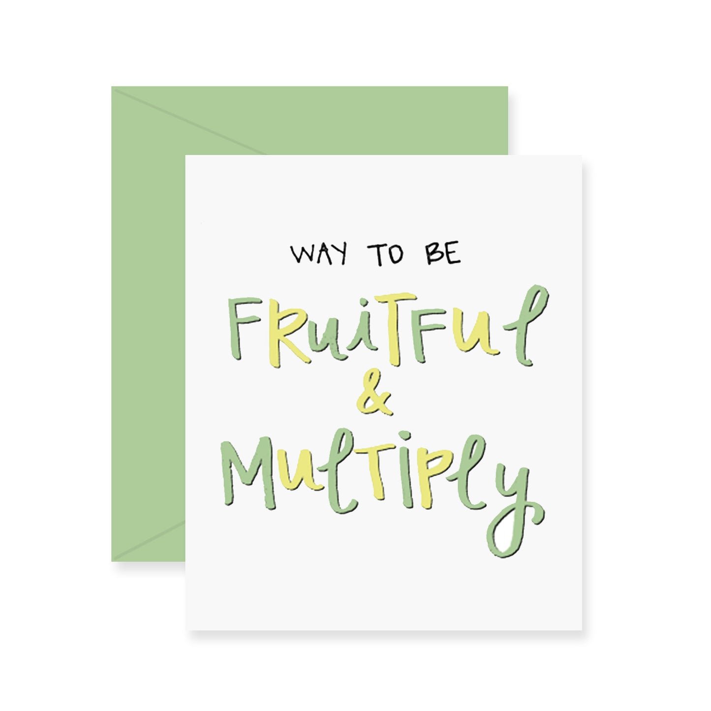 Fruitful & Multiply Greeting Card