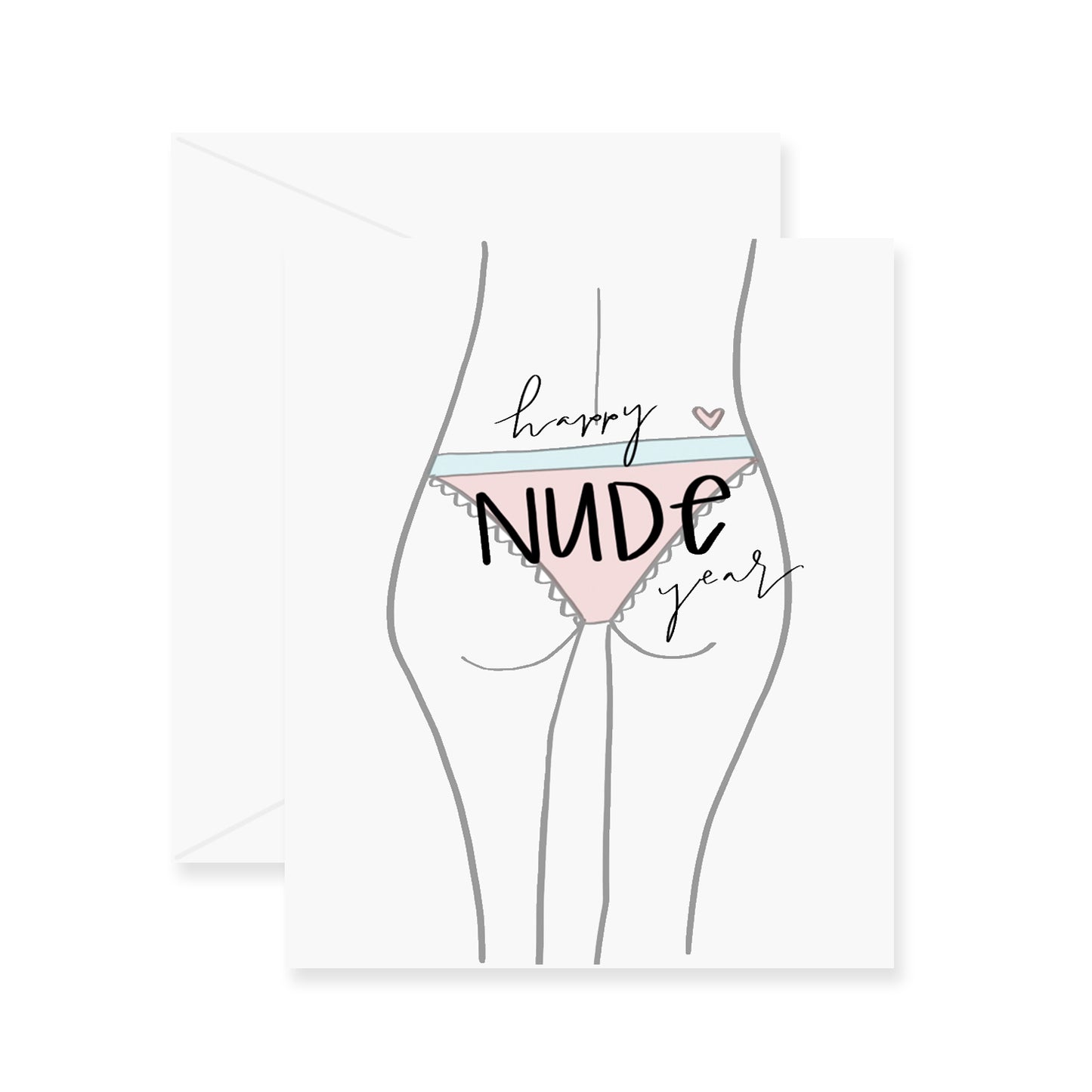 Happy Nude Year Greeting Card