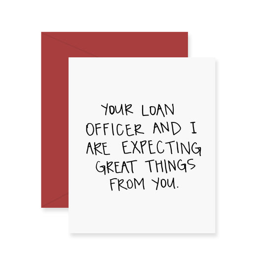 Loan Officer Graduation Greeting Card