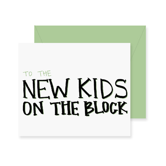 New Kids On The Block Greeting Card