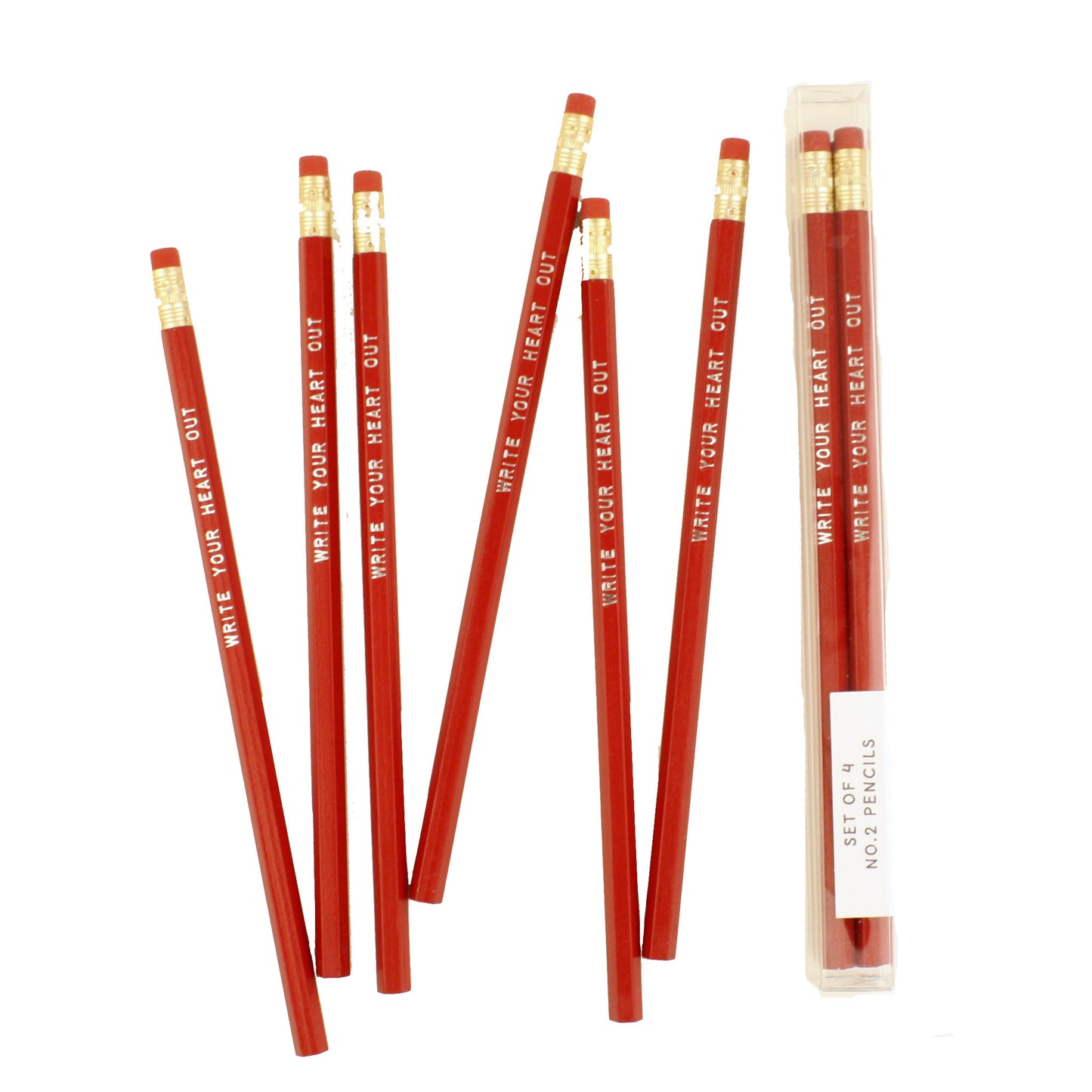 Write Your Heart Out Red Pencils