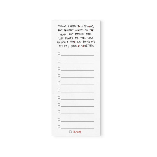 Like An Adult Notepad