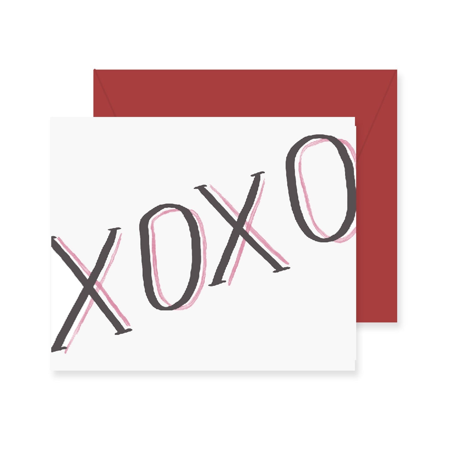XOXO Valentine Greeting Card