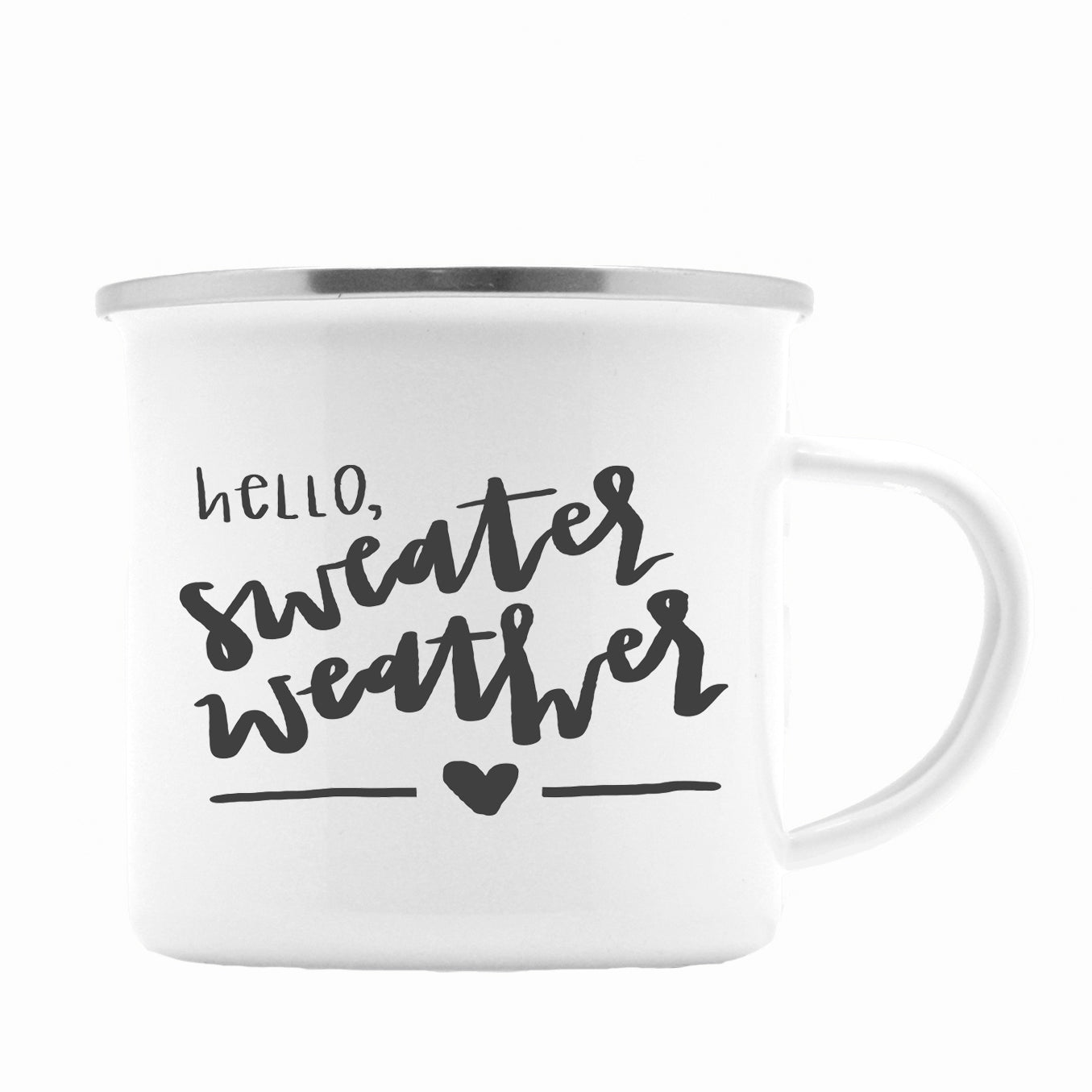 Hello Sweater Weather Camper Coffee Mug